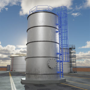 Резервуар стальной вертикальный РВС-700 м3